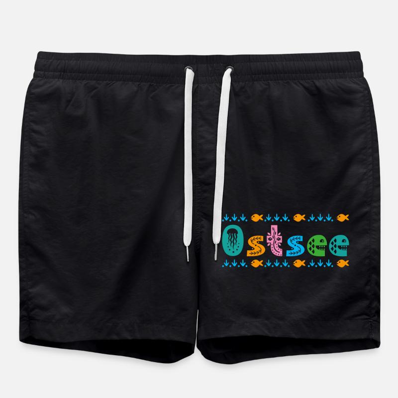 Ostsee - Badeshorts - Schwarz