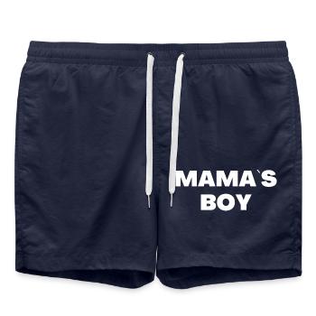 Mama's Boy - Swim Trunks - french navy - Front - AI Model Male 185 light (185cm)
