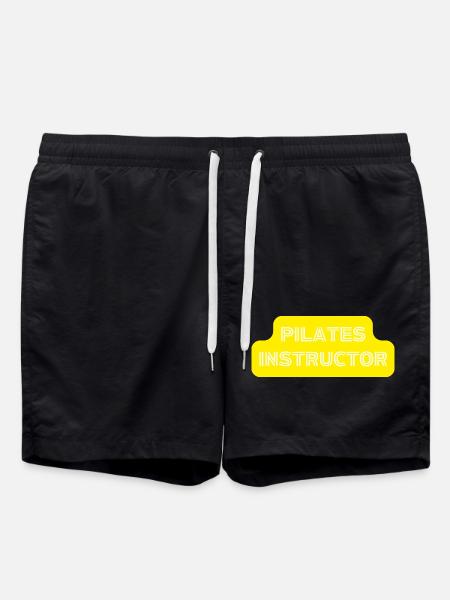 Pilates Instructor Teacher - Swim Trunks - black