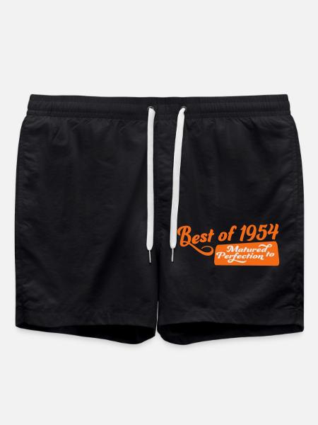 1954 - Badeshorts - Schwarz