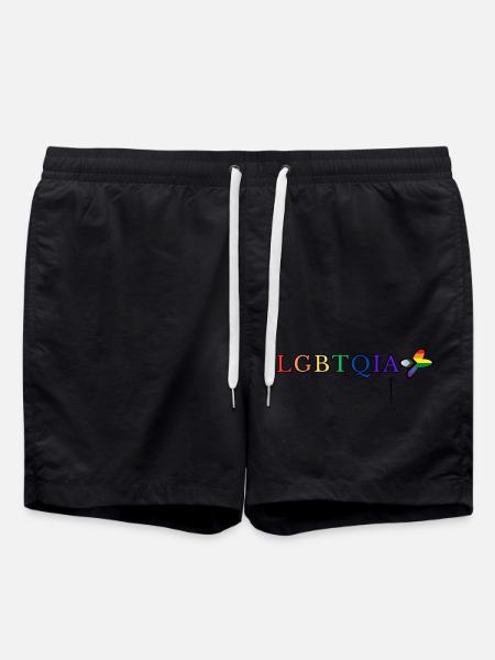 LGBTQIA+ - Swim Trunks - black