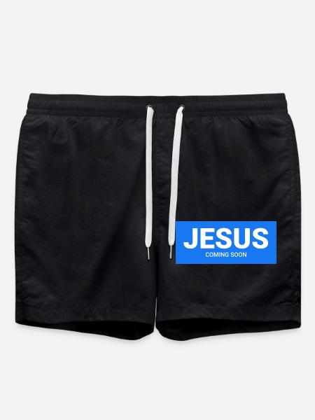 Jesus - Short de bain - noir