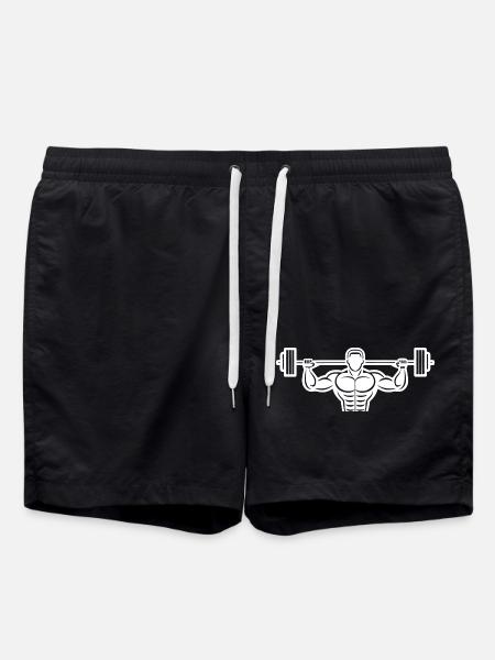 Powerful upper body - Swim Trunks - black