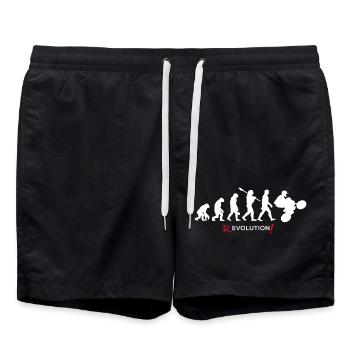 Revolution - Evolution Man Fun Twist 10 - Badeshorts - Schwarz - Vorne - AI Model Male 185 light (185cm)