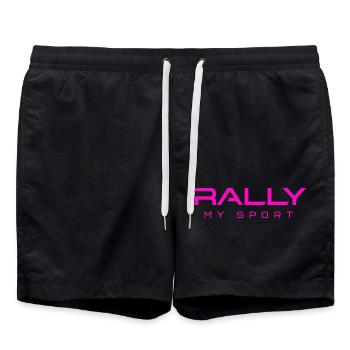 Rallye my Sport 2 rose noir - Short de bain - noir - Devant - AI Model Male 185 light (185cm)