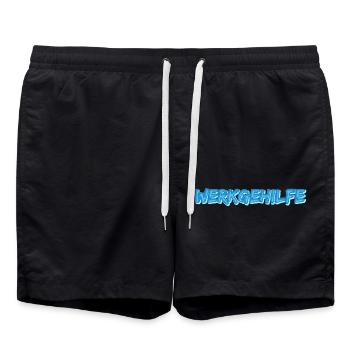 Gift for Assistant - Swim Trunks - black - Front - AI Model Male 185 light (185cm)