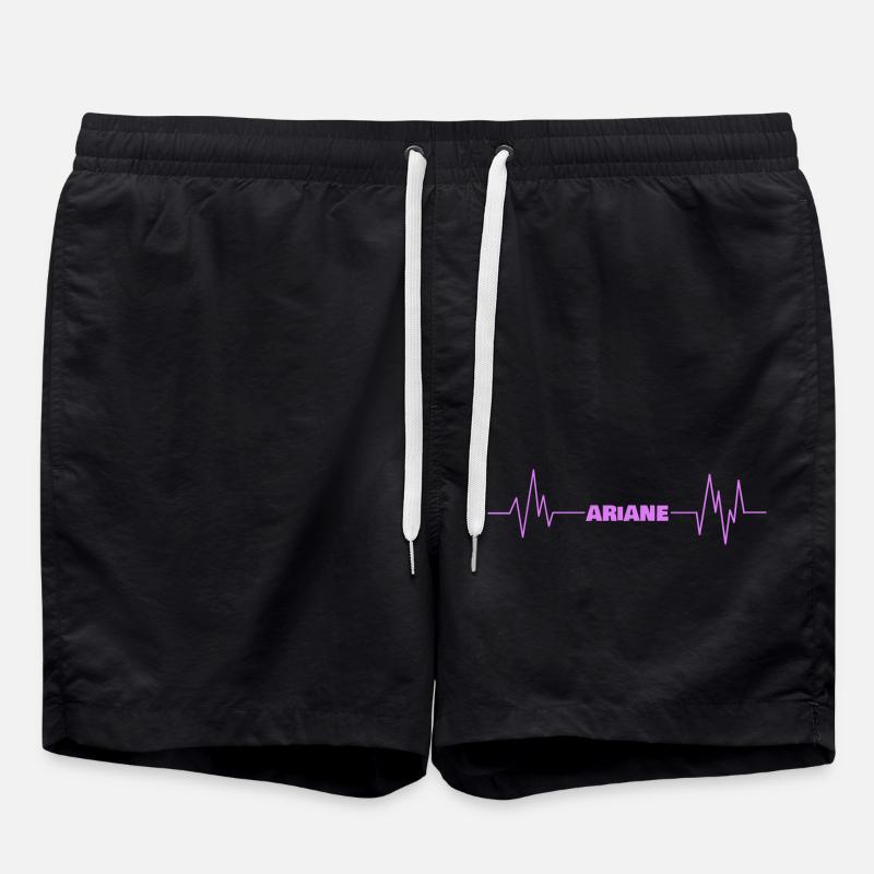 First name Ariane - Swim Trunks - black