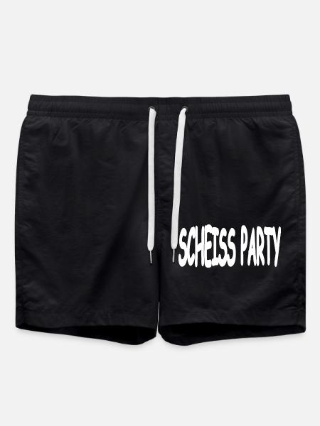 Party - Badeshorts - Schwarz