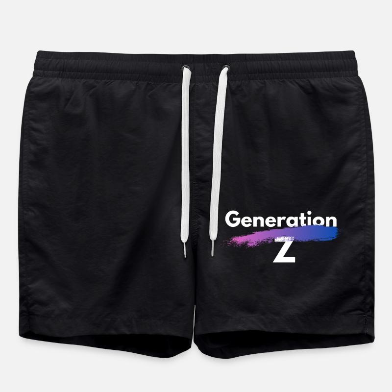 Generation Z - Badeshorts - Schwarz