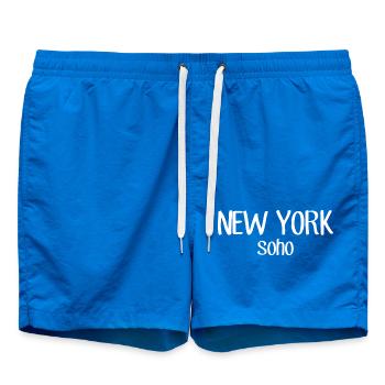 New York - Soho - États-Unis - Amérique - NYC - Short de bain - cobalt blue - Devant