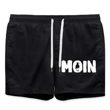 Gift idea Moin - Swim Trunks - black - Front - AI Model Male 185 light (185cm)