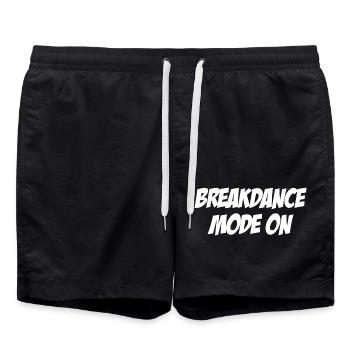 Mode breakdance activé - Short de bain - noir - Devant - AI Model Male 185 light (185cm)