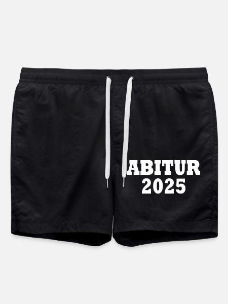 Abitur 2025 - Badeshorts - Schwarz