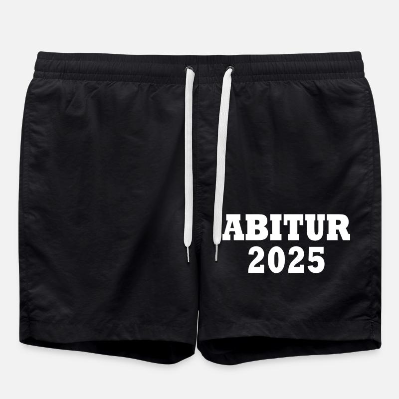 Abitur 2025 - Badeshorts - Schwarz