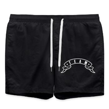 équipe - Short de bain - noir - Devant - AI Model Male 185 light (185cm)