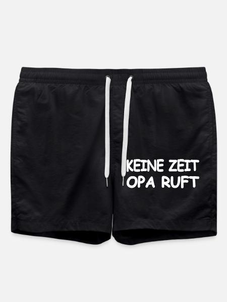 Opa - Badeshorts - Schwarz