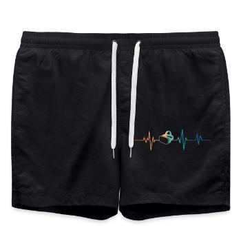 Heartbeat Retro VR Headset - Swim Trunks - black - Front - AI Model Male 185 light (185cm)