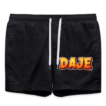 Phrases romaines : DAJE - Short de bain - noir - Devant - AI Model Male 185 light (185cm)