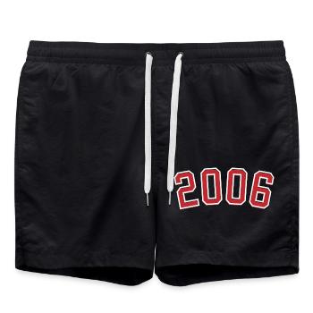 Year of birth sport 2006 - Swim Trunks - black - Front - AI Model Male 185 light (185cm)