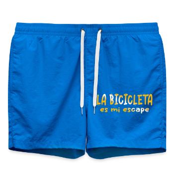 Bicycle bicycles bicycle cyclist bike biker mtb 13 - Swim Trunks - cobalt blue - Front