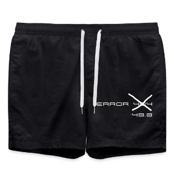 Geschenk für Männer, Damen, humorvoll, humorvoll T-Shirt - Badeshorts - Schwarz - Vorne - AI Model Male 185 light (185cm)
