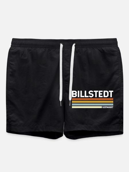 Billstedt Hamburg Retro - Swim Trunks - black