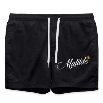 Matilde Nom pour les femmes Enfants Bambins - Matilde - Short de bain - noir - Devant - AI Model Male 185 light (185cm)