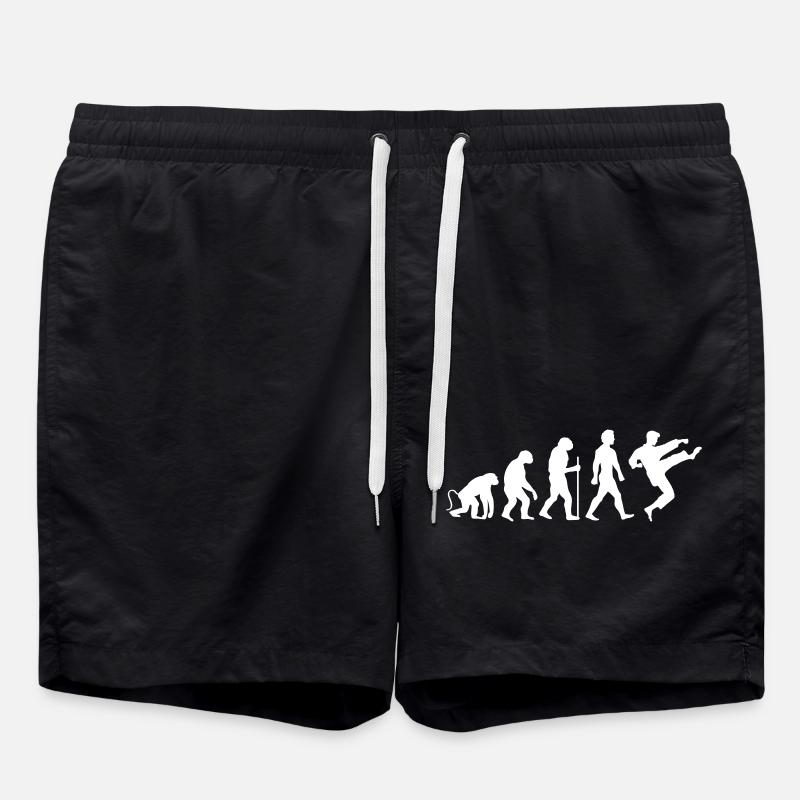 karate evolution - Badeshorts - Schwarz