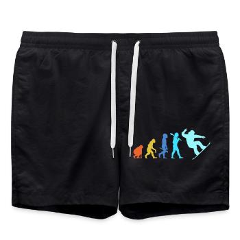 Snowboard Snowboard Vacances snowboard Snowboarders - Short de bain - noir - Devant - AI Model Male 185 light (185cm)