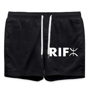 Rif - Short de bain - noir - Devant - AI Model Male 185 light (185cm)