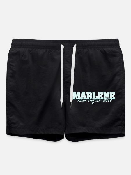 Mme Marlene - Short de bain - noir