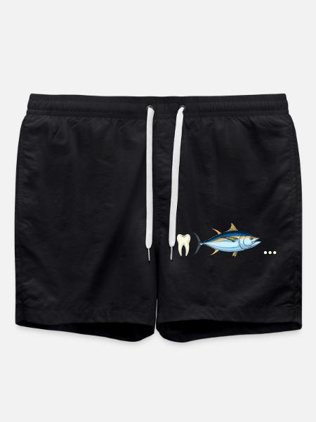 Thunfisch-Zahn ... - Badeshorts - Schwarz