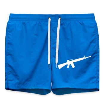 Arme Pistolet - Short de bain - cobalt blue - Devant