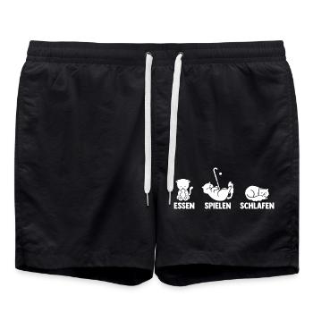 Field Hockey Players Field Hockey - Swim Trunks - black - Front - AI Model Male 185 light (185cm)