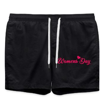 Journée de la femme - Short de bain - noir - Devant - AI Model Male 185 light (185cm)