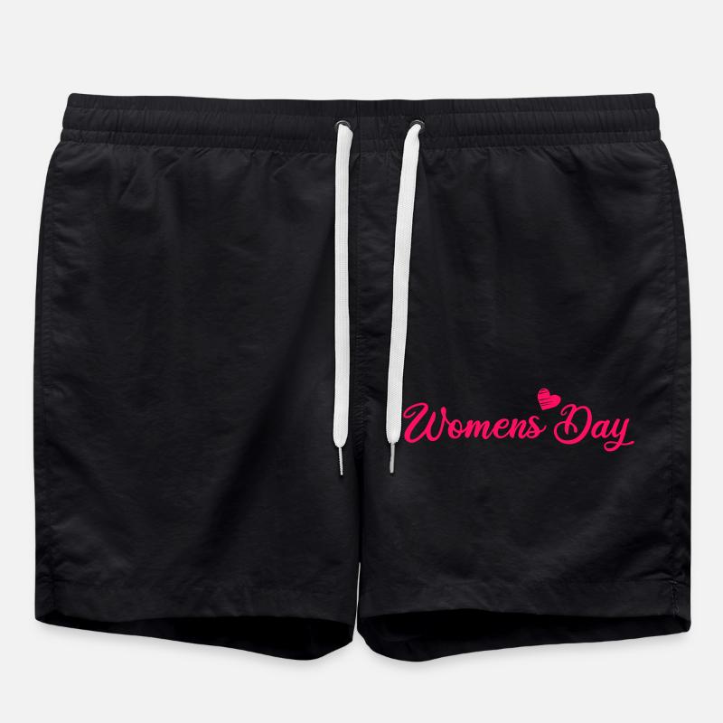 womens day - Badeshorts - Schwarz