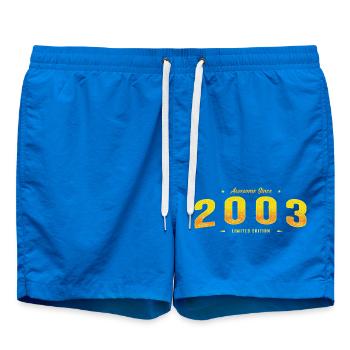 Das Beste aus 2003 - Geschenk zum 22. Geburtstag in limitierter Auflage - Badeshorts - Cobalt blue - Vorne