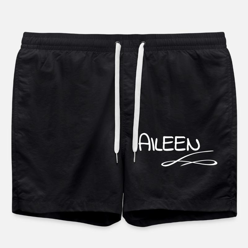 Prénom Aileen - Short de bain - noir