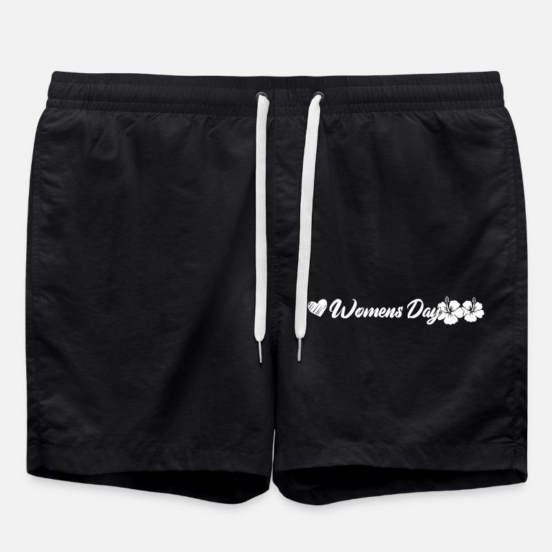 womens day - Badeshorts - Schwarz