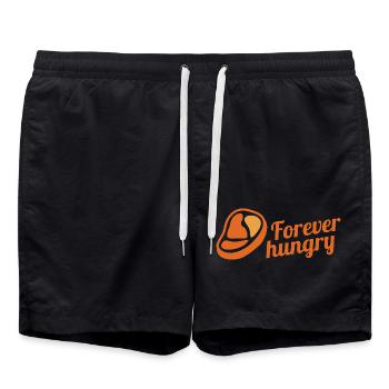 Kebab Fast Food Cadeau Dire Idée Cadeau - Short de bain - noir - Devant - AI Model Male 185 light (185cm)