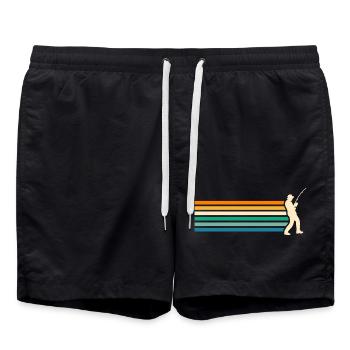 Pêche à la ligne - Short de bain - noir - Devant - AI Model Male 185 light (185cm)