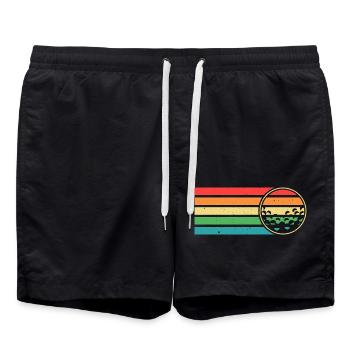 Golf Golfer Geschenk Golfschläger Sport Golf Hole - Badeshorts - Schwarz - Vorne - AI Model Male 185 light (185cm)