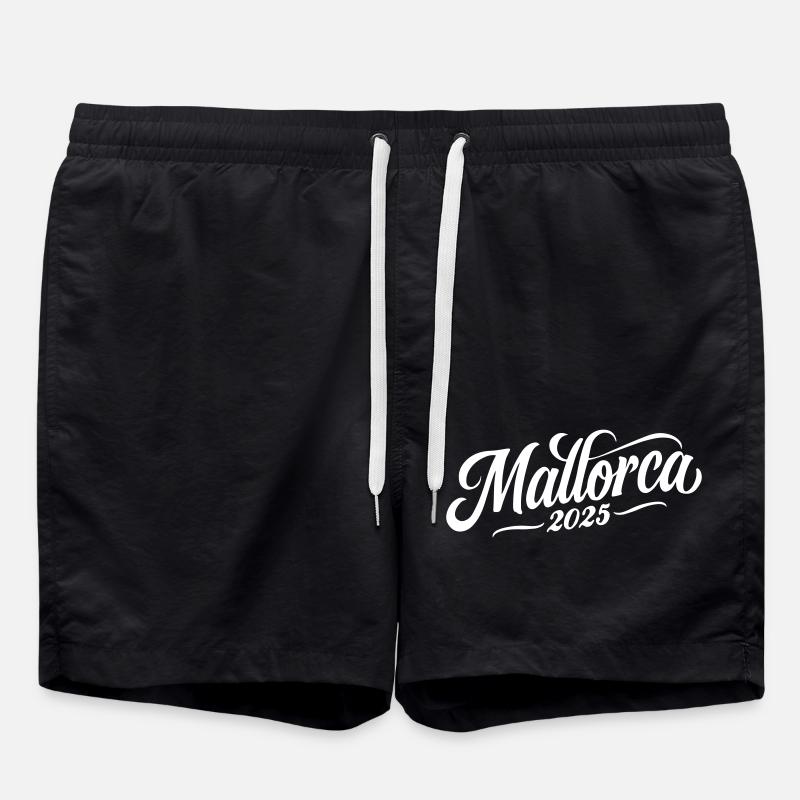 Mallorca 2025 - Badeshorts - Schwarz