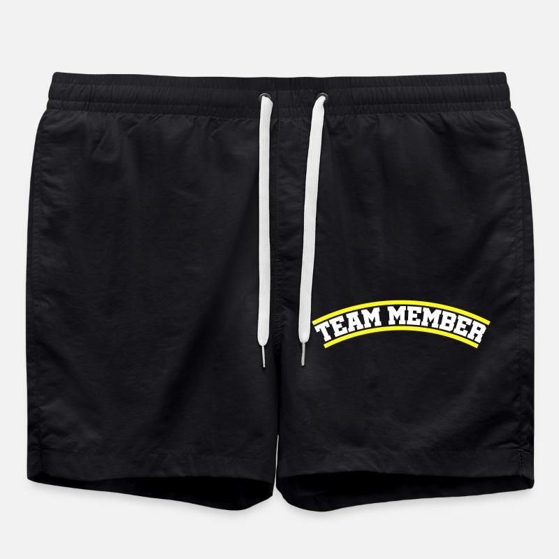 Team Mitglied - Badeshorts - Schwarz