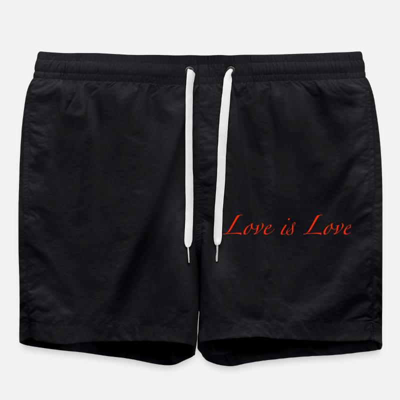 L’amour est l’amour - Short de bain - noir