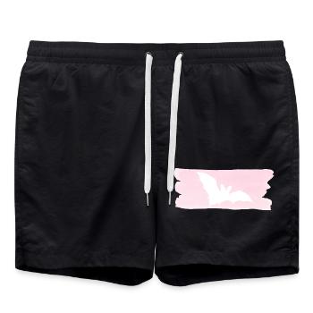 Fledermaus - Badeshorts - Schwarz - Vorne - AI Model Male 185 light (185cm)