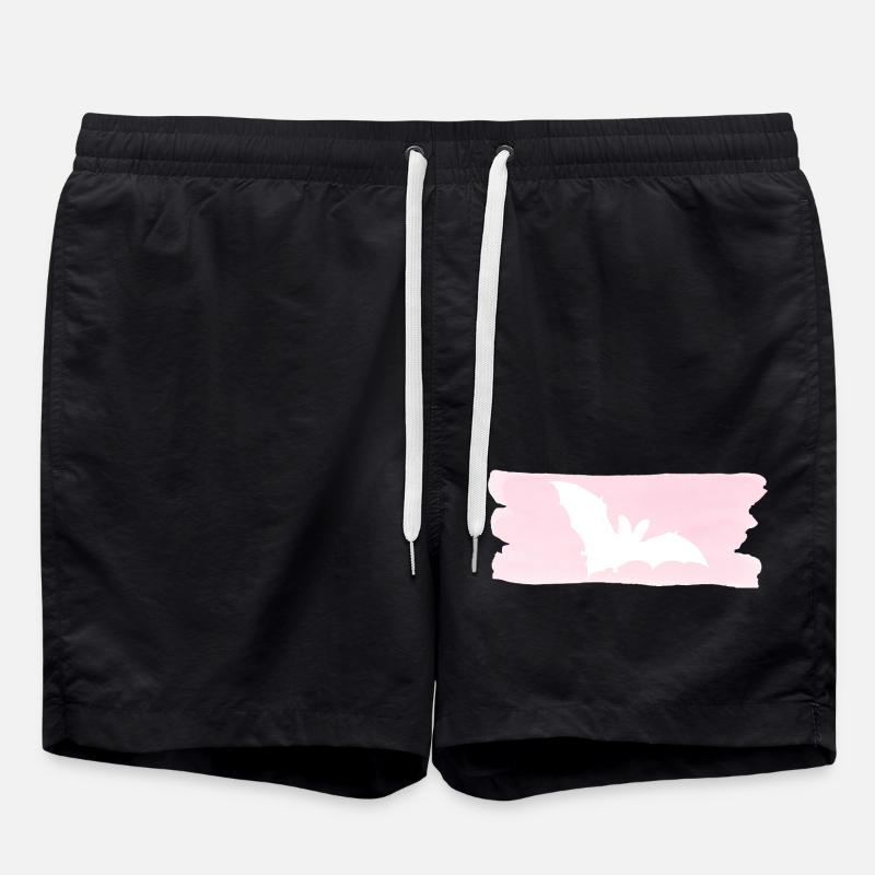 Fledermaus - Badeshorts - Schwarz