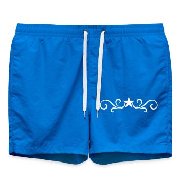 Ornament Element Linie - Badeshorts - Cobalt blue - Vorne