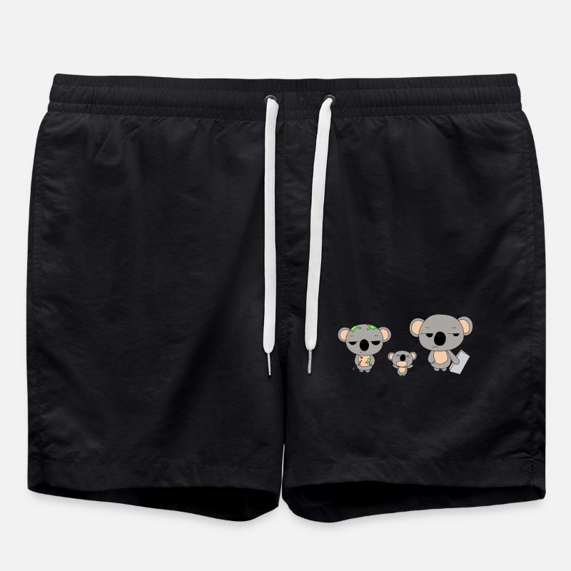 Koala Parenting Life - Badeshorts - Schwarz