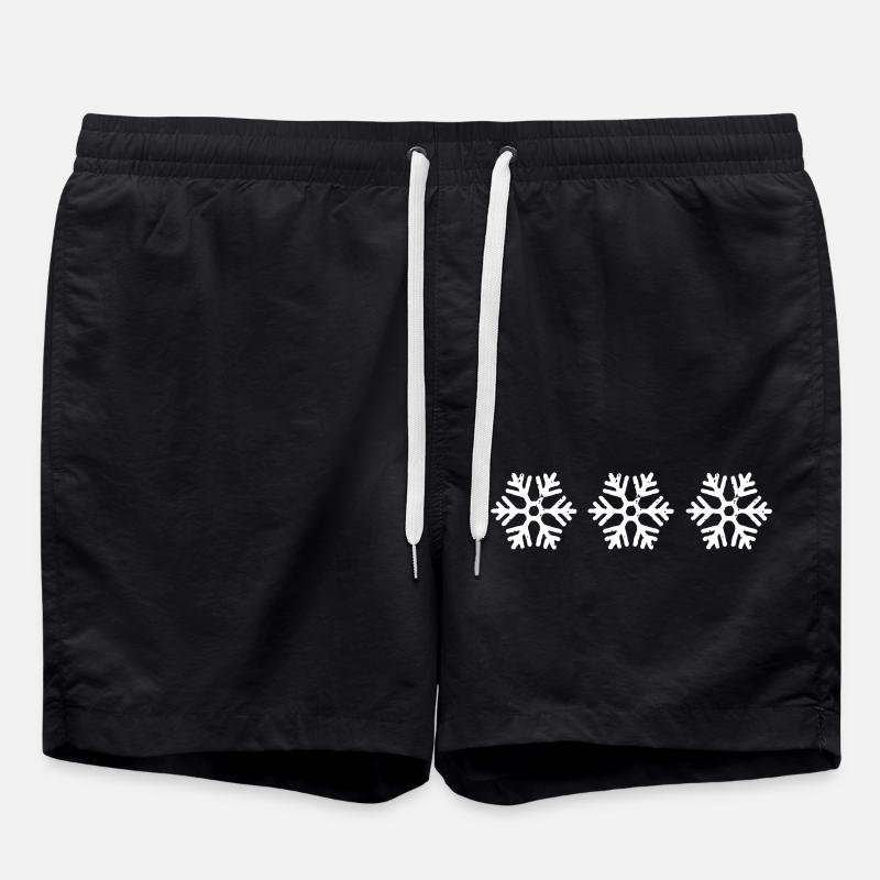 Flocons - Short de bain - noir